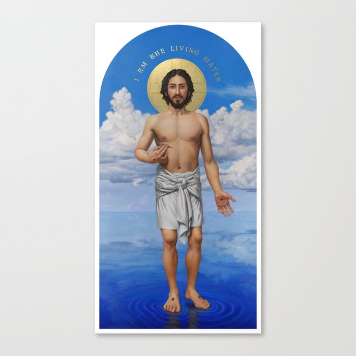 River of Life Altarpiece (The Living Water) Canvas Print