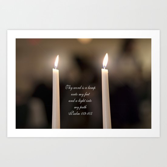 Psalm 119 Art Print