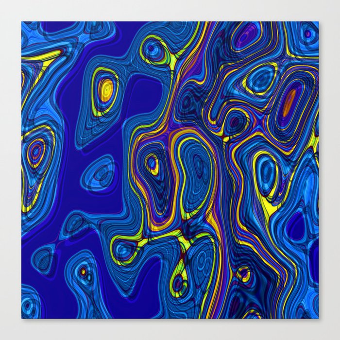 Blue Vibe Canvas Print