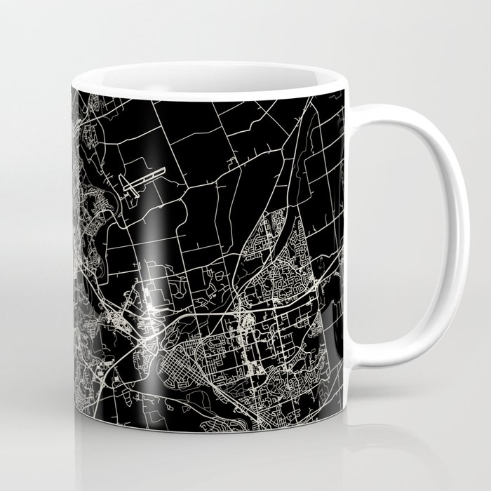 Kitchener, Canada City Map Illustration Coffee Mug
