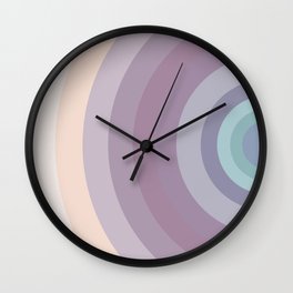Fade circles Wall Clock
