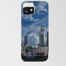 China Photography - Shanghai Under The Blue Cloudy Sky iPhone Card Case