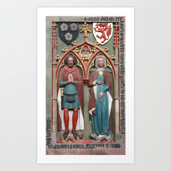 Saint Art Print