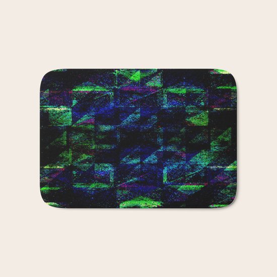 GLITCHY Bath Mat
