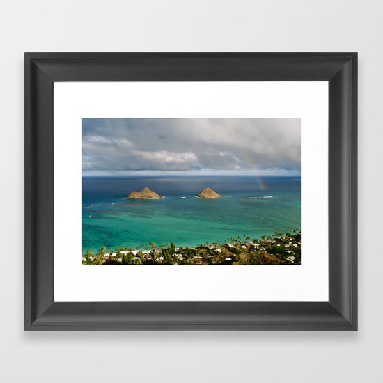 Mokulua Islands Framed Art Print
