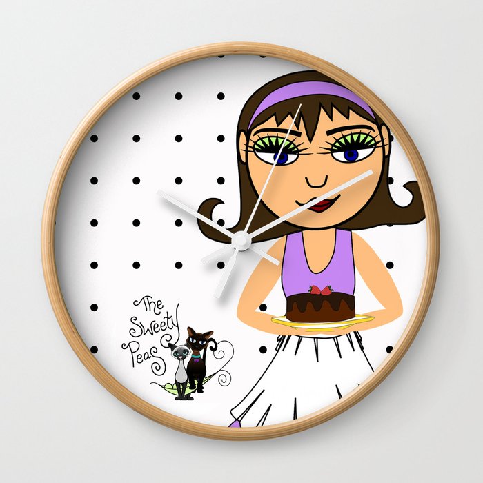 Mommy from The Sweety Peas Wall Clock