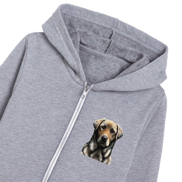 Labrador Retriever Kids Zip Hoodie