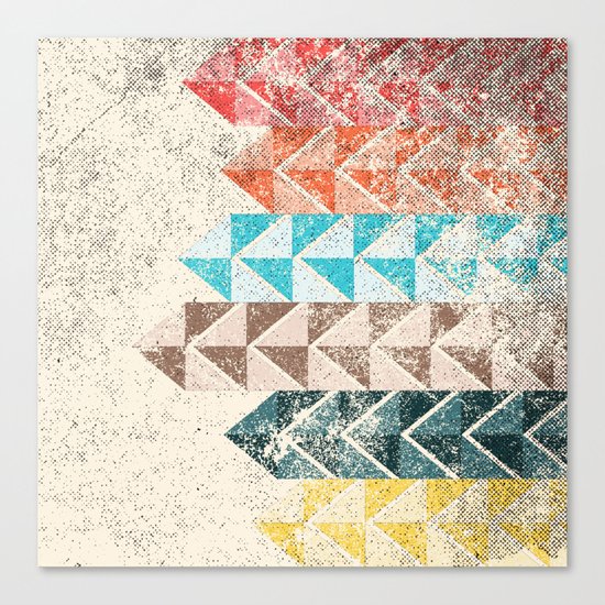 Dirty Lines Canvas Print