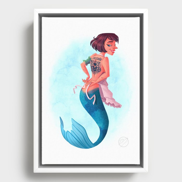 OCÉANNE -  World Class Mermaids Framed Canvas