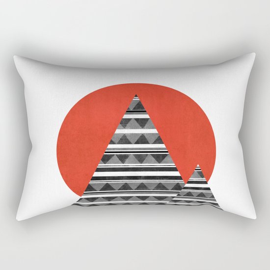 Mountain View Rectangular Pillow