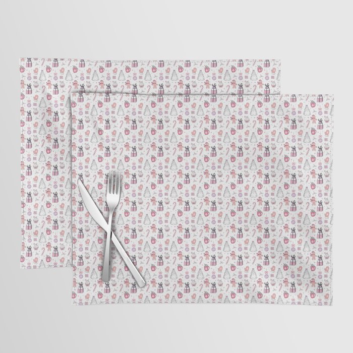 Xmas Festive Wrapping Paper Placemat