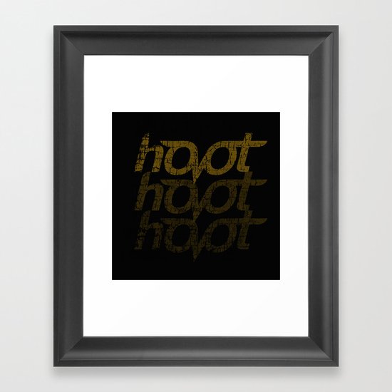 Hoot Framed Art Print