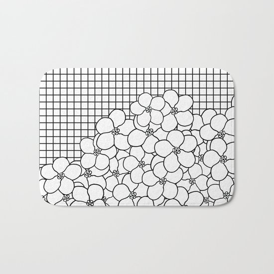 Forget Me Knot Grid Bath Mat