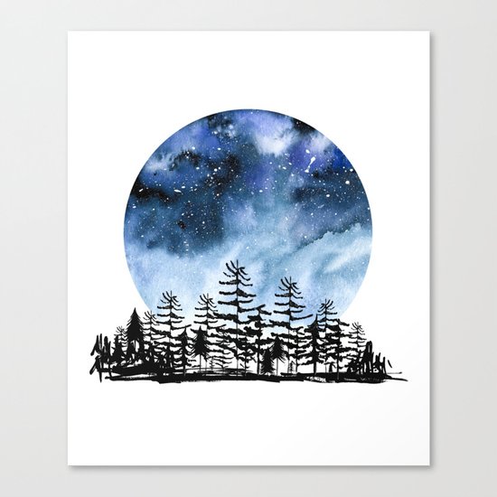 Frozen Sky Canvas Print