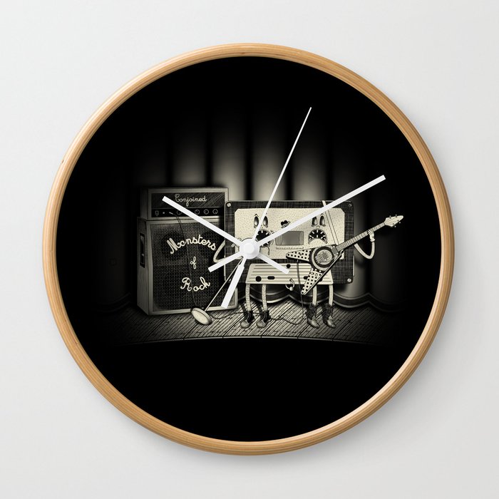 Conjoined Monsters of Rock Wall Clock
