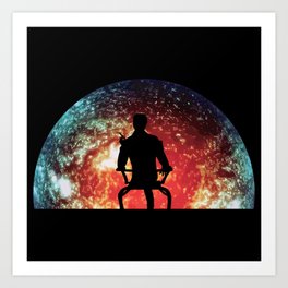 Illusive man ( Mass Effect ) Art Print