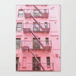 Pink Soho NYC Canvas Print