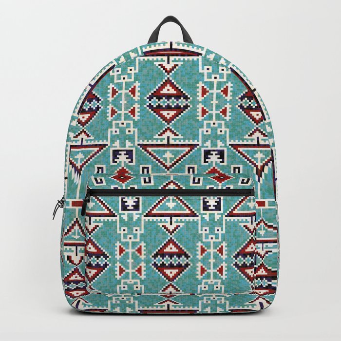 Native American Indians Navajo Pattern Backpack