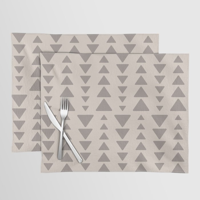 Boho Arrow Decoration 727 Beige Gray Scandi Placemat