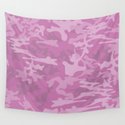 Pink Camouflage Wandbehang