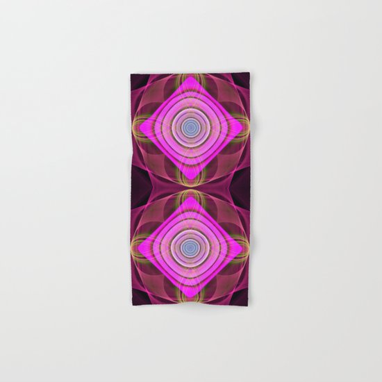 Colourful geometric abstract with translucent patterns Hand & Bath Towel