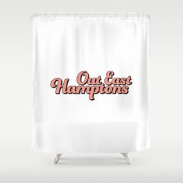 Headed Out East to the Hamptons Shower Curtain