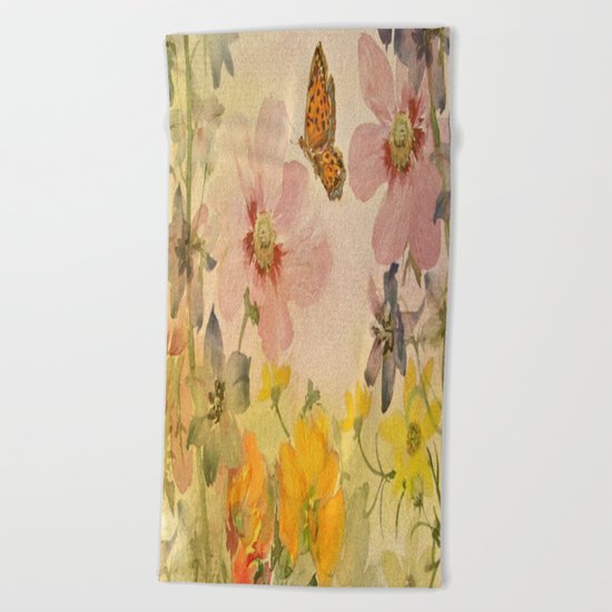 A Little Bit Of Spring Beach Towel