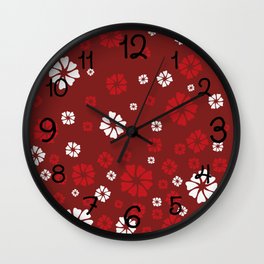 Tres Colores Rojos Wall Clock