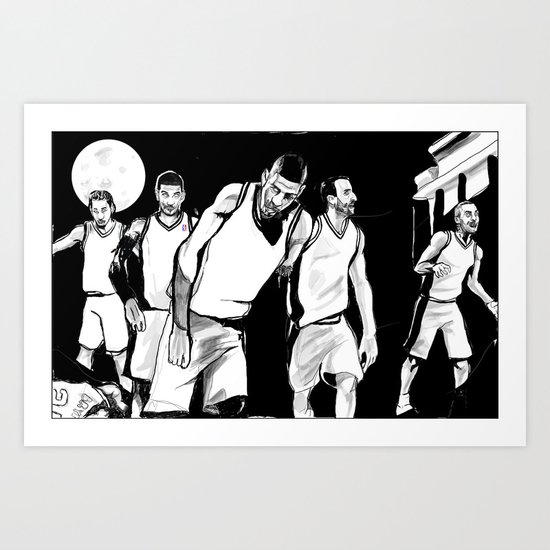 Spurs of the Living Dead Art Print
