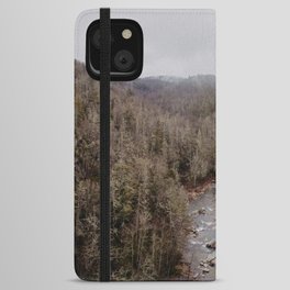 mountain trail in the mountains	 iPhone Wallet Case