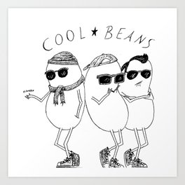 Cool Beans Art Print