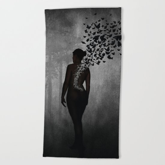 The Butterfly Transformation Beach Towel