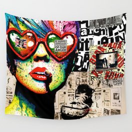 Punk Rock poster Wall Tapestry