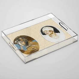 The airman and his wife Acrylic Tray