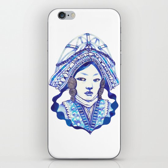 Baby Blue #3 iPhone Skin