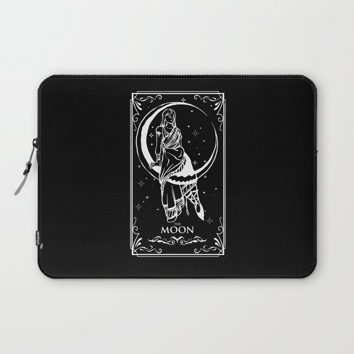 The Moon Tarot Card Spiritual Fortune Telling Laptop Sleeve
