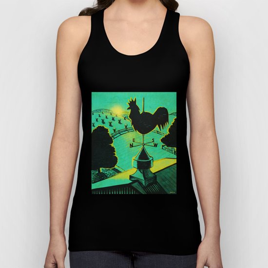 First Light On The Farm Unisex Tank Top