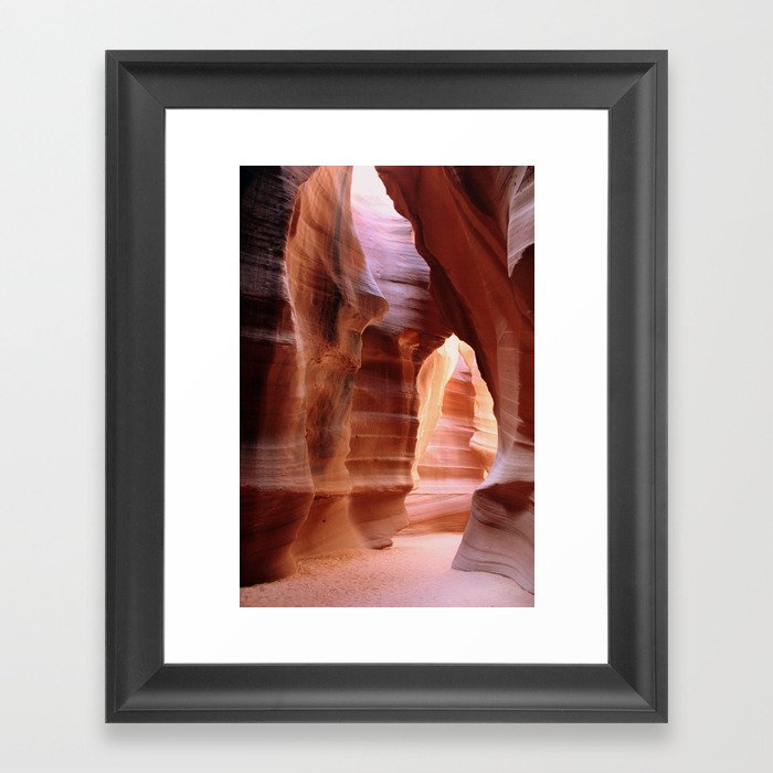 Sacred  Antelope Canyon Framed Art Print