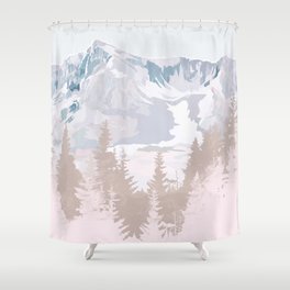 the retreat Shower Curtain