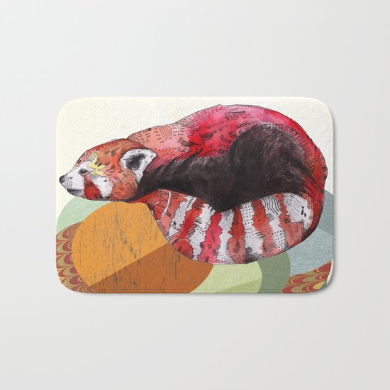 Red Panda Bath Mat