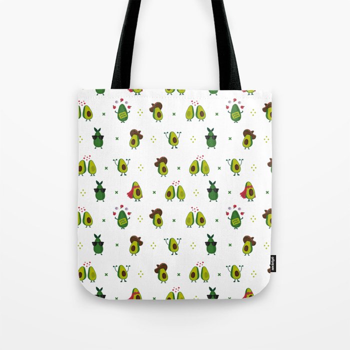 Avocado Pattern - holy guacamole collection Tote Bag