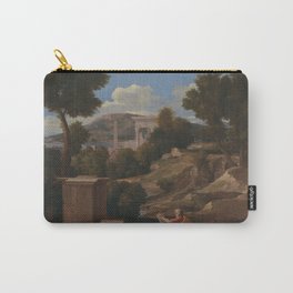 Landscape with Saint John on Patmos by Nicolas Poussin Carry-All Pouch