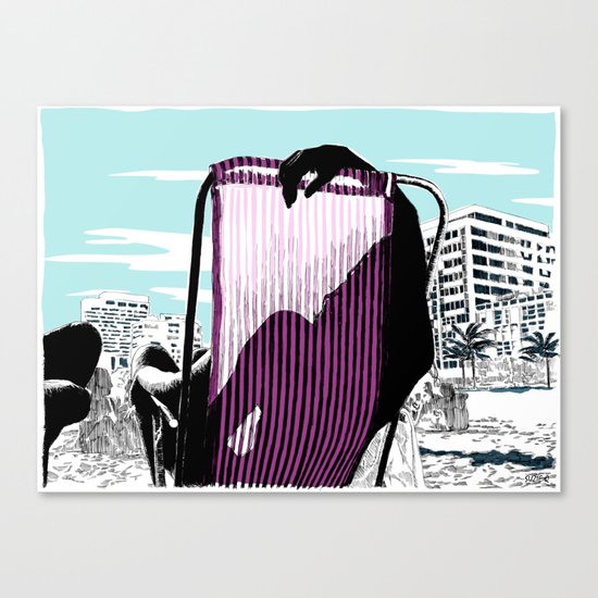 A place in the sun Canvas Print