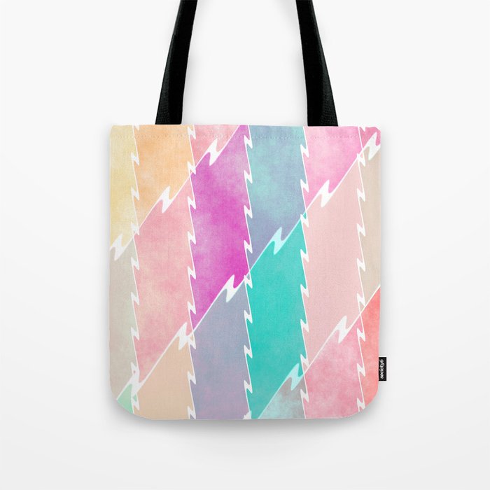 Pattern soft rainbow Tote Bag