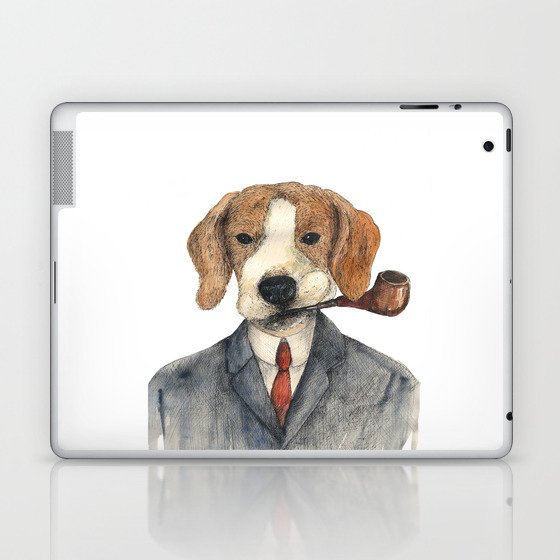 Monsieur Beagle Laptop & iPad Skin