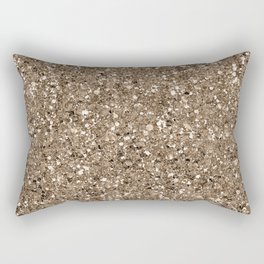 Glitters and Glitz Champagne Rectangular Pillow