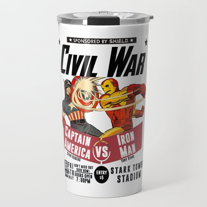 Civil War Fight Travel Mug