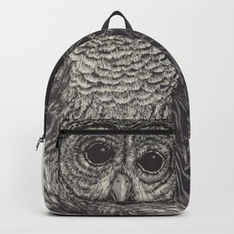 Illustrated Owl Backpack