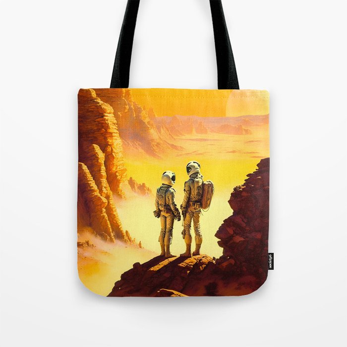 The Yellow Planet Tote Bag