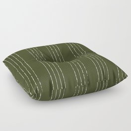 Lines #5 (Olive Green) Floor Pillow